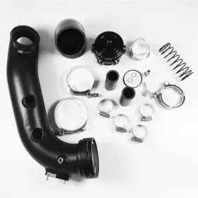 Tk204xx06us 1st-racing For Bmw N54 135i 335i 335xi 3.0l Air Intake Turbo Charge Pipe 50mm Bov 35psi Bk