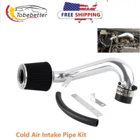 Dr353-sl-bk-z 2bebetter Cold Air Intake Induction Pipe Black Filter For 01-05 Honda Civic 1.7l Dx Ex Lx