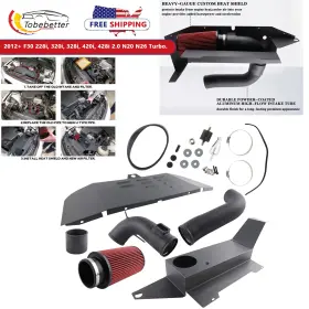 Dr358-rd-bk-z3 2bebetter Cold Air Intake Kit For 2012-2016 Bmw F30 228i 320i 328i 420i 428i 2.0t N20 N26
