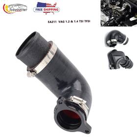 2bebetter Icp029-bk For Vw Mk7 Mk7.5 Leon Mk3 Octavia 1.2/1.4 Tsi Tfsi Ea211 Vag Turbo Inlet Pipe
