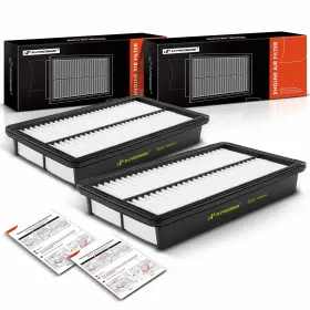 Apeaf554 A-premium 2-pc Engine Air Filter Compatible With Mazda 6 2003-2008 Cx-7