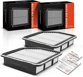 Ca10347 A-premium 2-pc Engine Air Filter Compatible With Lexus Gs350 Gs430 Is250