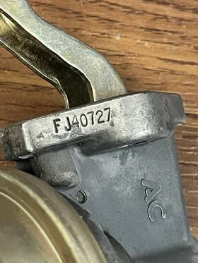 Ac 40727 1969-70 Camaro Chevelle Nova Dated Fj June/70 396 427 454 Nos Fuel Pump