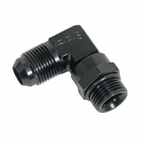 15691 Aeromotive 2 Two Couplers -10 An Male Threads O-ring 90 Deg Black