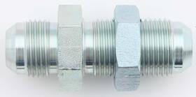 Aeroquip Fcm2775 Bulkhead Straight Fitting - 8 An Male To Steel Zinc