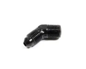 Fcm5020 Aeroquip 45 Deg Alum #3 Flare 1/8 In Black