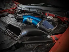 50-30072rl Afe Power Momentum Xp Blue Cold Air Intake For 2021-2025 Ford F-150 3.5l Ecoboost