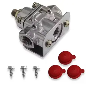 12-803 Aftermarket Products 12804 Carburetor Fuel Pressure Regulator For Holley 2 Port 4 1/2 To 9 Psi