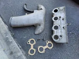105.02.08.210.02 Alfa Romeo 1600 1750 Giulia Sprint Gt Veloce Carb Air Intake Plenum 105020821002