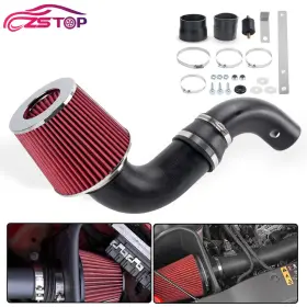 Ofi173 Annx Cold Air Intake Kit Matt Black With Red For Chevy 96-05 S10 Blazer Jimmy 4.3l V6