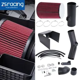 Ofi212-red Annx 3.5 Inch Cold Air Intake Filter Heat Shield For 2005-2008 Ford F150 F-150 5.4l V8
