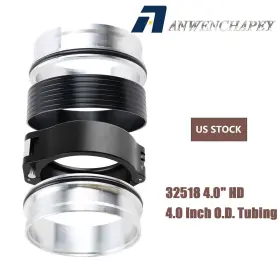 32518 Anwenchapey New 4.0ftft Hd 4.0 Inch O.d. Tubing Pinless Clamp Assembly Aluminum Black