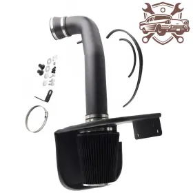 Dr08-bk-bk-w Anwenchapey For Chevy Gmc 4.8l 5.3l 6.0l V8 09-13 Cold Air Intake System Kit Heat Shield Usa