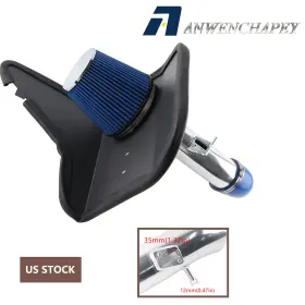 Dr14-sl-bl-w Anwenchapey Cold Air Intake Induction Kit Heat Shield For 12-15 Camaro 3.6l V6 With Blue Filter