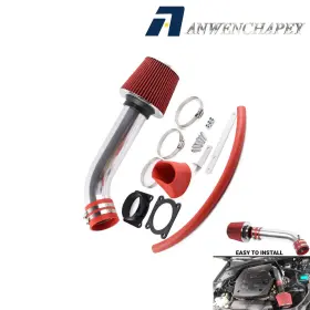 Wg187-sl-rd-w Anwenchapey Short Ram Air Intake Induction Kit For 350z/g35/fx35 3.5l V6 03-06 With Filter Red