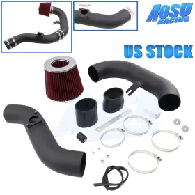 Dr01-bk-rd Aosuracing Cold Air Intake Kit Black Filter For 02-07 Impreza Wrx/wrx Sti 2.0l/2.5l Turbo