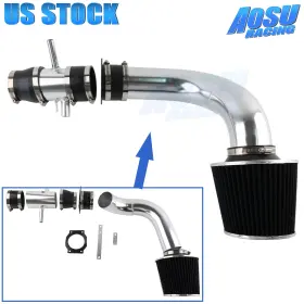 Dr17-bk-sl-thw Aosuracing Fit For 1995-99 Maxima 3.0l V6 Cold Air Intake Induction Kit Filter Black