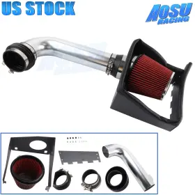 Dr220-sl-rd-thw Aosuracing For 97-03 Ford F150 F250 Expedition 4.6l 5.4l Cold Air Intake Shield Filter Red