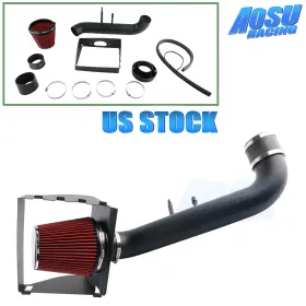 Dr282-bk-rd-thw Aosuracing Cold Air Intake System Red Filter Heat Shield For 2015-2020 Ford F150 5.0l V8