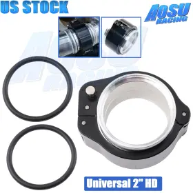 Kg07-2-bk Aosuracing 2ftft Hd Pinless Clamp Assembly Aluminum 2.0 Inch O.d. Tubing Universal Black