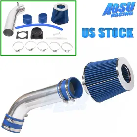 Wg187-sl-bl-thw Aosuracing Blue Short Ram Air Intake Filter Kit For 03-06 Nissan 350z Infiniti G35 3.5l V6
