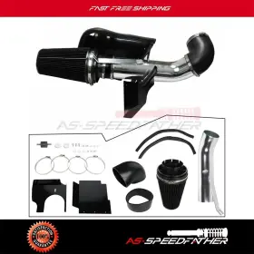 As10721tt236fat As-speedfather For Gmc/chevy V8 4.8l/5.3l/6.0l Black Cold Air Intake System Heat Shield 99-06