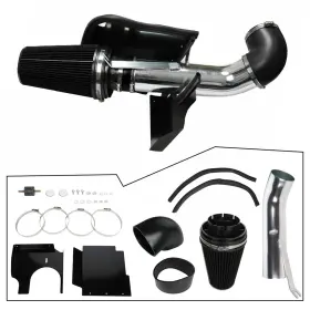 Aup10721car236pa Asucarparts Cold Air Intake System Kit Filter For Gmc Yukon 5.3l 00 01 02 03 04 05 06 Black