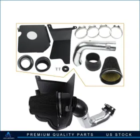 Aup10741car256pa Asucarparts For Chevrolet Silverado 3500 6.6l 2004-2005 Black Cold Air Intake System Filter