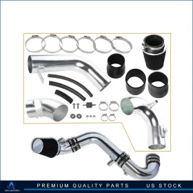 Aup10760car275pa Asucarparts For Acura Ilx Honda Civic 2.4l 2012-2015 Black Cold Air Intake System Filter