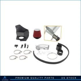 Aup164ca106r Asucarparts Fits Cadillac Cts V Silver Cold Air Intake Aluminum Tube With Heat Shield Kit