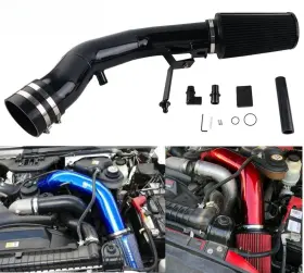 Icp005-bk-bk-bhw Atztnuo Black Aluminum Cold Air Intake Kit Fit For Ford F250 F350 6.0l Diesel 2003-2007