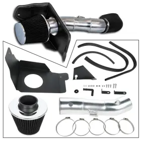 Aut1072450us Aut Cold Air Intake Kit And Filter Fits Ford 2005-2009 Mustang Gt 4.6l V8 Black