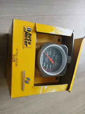 3428 Auto Meter Gauge Nitrous Pressure 2 5/8 Inch 2000psi Mechanical Sport-comp