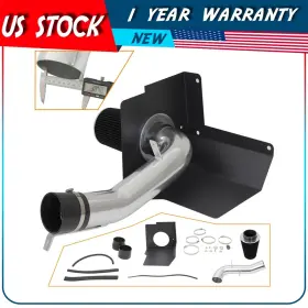 Adp164da112ps66 Autodayplus Cold Air Intake Kit With Heat Shield Fits Gmc Sierra 1500 4.8l 5.3l 2010-2013