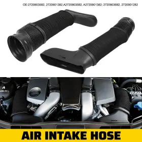 2720903582 Auxito Pair Of Air Intake Inlet Duct Hose For 2008-2012 Mercedes-benz C300 W204 W212 H