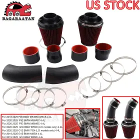 Aim048-rd-bk Bagaraatan Hi Flow Cold Air Intake Induction For Bmw F90 M5 F92/f93 M8 M850i Xdrive 18-25