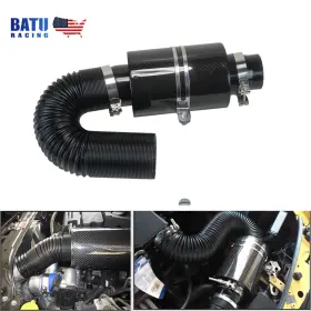 Ofi012-us Batu Universal 3 Inch Air Filter Box Carbon Fiber Cold Feed Induction Intake Kit