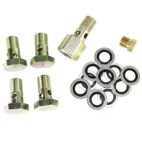 1050220 Bd Diesel Fuel Line Banjo Bolt Upgrade Kit For 00-02 Dodge 2500 3500