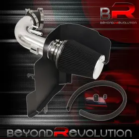 Ai-178ch-451-q0 Beyond Revolution U26420 For 20112014 Mustang Gt 50 V8 Cold Air Intake Chrome Pipe Heat S G1n