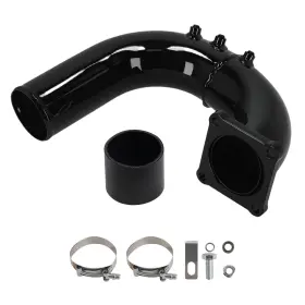 8wx2k6 Bfo Performance Diesel Intake Pipe For Dodge Ram 5.9l 2003-2007 With 3 Inch Clamps Black