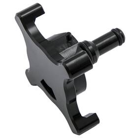 Bfo Jutgy2 Black Anodized Billet Fuel Drain Valve For Ford Powerstroke 6.7l 2017 2018-2020