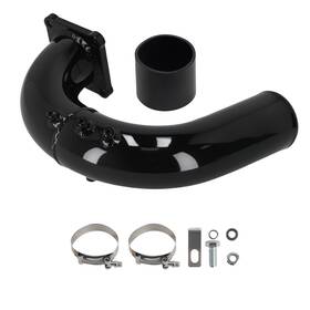 Bfo Uvo42c Performance Diesel Intake Pipe For Dodge Ram 5.9l 2003-2007 With 3 Inch Clamps Black