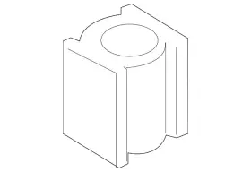 13-71-7-582-315 Bmw Genuine Front Duct Mount