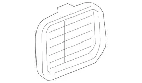 13-71-7-643-298 Bmw Genuine Air Grille