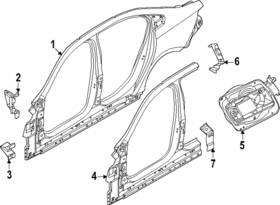 Bmw 51-17-9-450-290 Genuine Aperture Panel Cover
