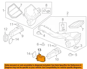13717613157 Bmw Oem 12-20 335i Gt Xdrive Engine Air Intake-intake Duct