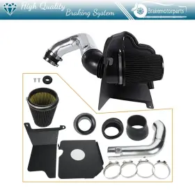 Bmp10725612it Brakemotorparts 4 Inch Cold Air Intake System And Filter For 04-05 Chevy Silverado Gmc Sierra 6.6l V8