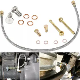 Buqp092 Bu-auto Fuel Line Crossover Kit For 2003-2010 Ford Powerstroke 6.0l Navistar Vt365