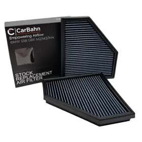 Cbs58-5000 Carbahn S58 High Flow Replacement Intake Air Filters Bmw G8x M2/m3/m4