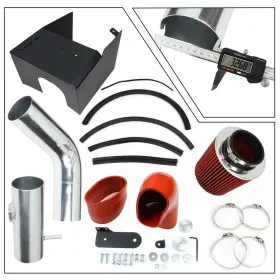 Ze1091143810724301g Cciyu Cold Air Intake System Kit Filter Fits Ford F-150 5.4l 2005-2008 Red